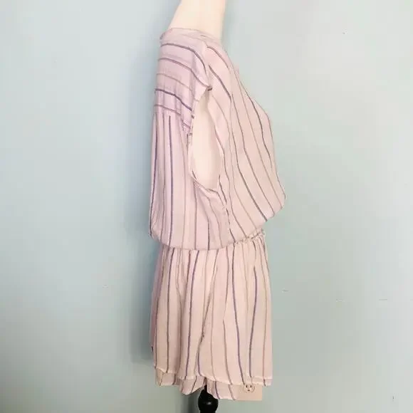 Rails Angelina Woven Dress in Ryland Stripe Size Large - Picture 5 of 9